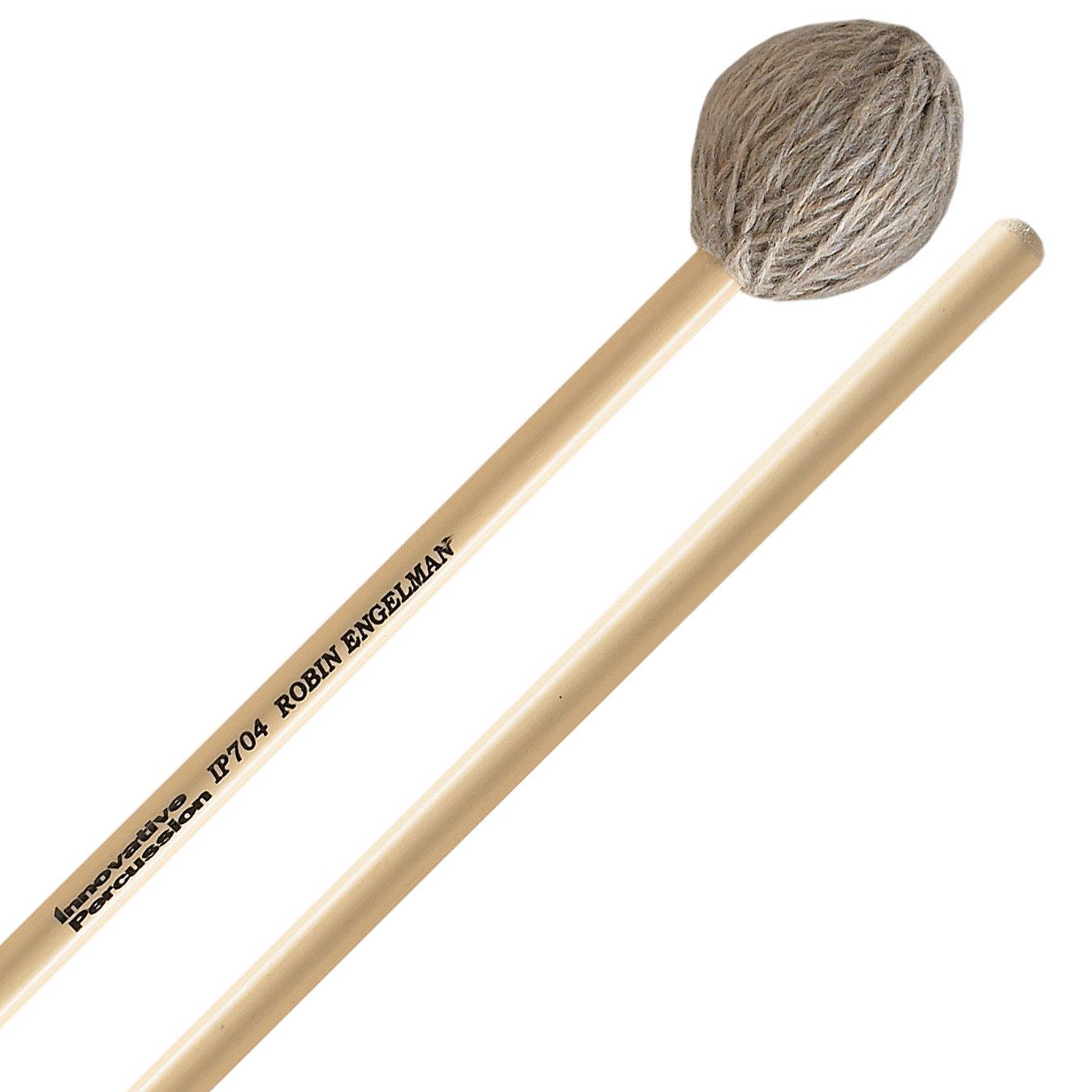 IP HARD ENSEMBLE MALLETS - LIGHT BROWN YARN - RATTAN