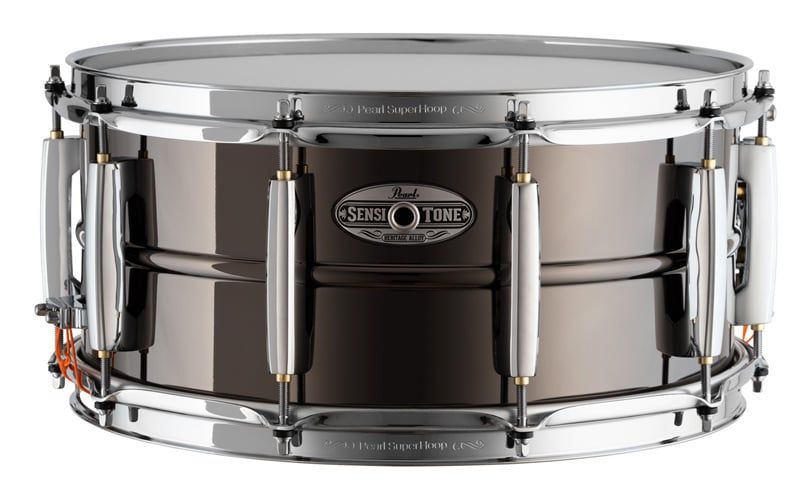 Pearl SensiTone Heritage Alloy 6.5x14 Black Nickel-over-Brass Snare Drum