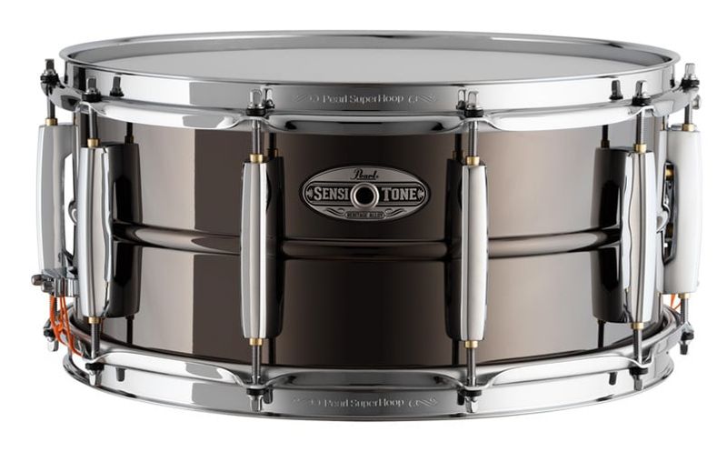 Pearl SensiTone Heritage Alloy 6.5x14 Black Nickel-over-Brass Snare Drum