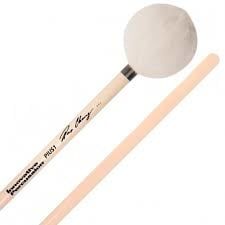 IP SOFT BASS MARIMBA MALLETS - WHITE YARN - RATTAN