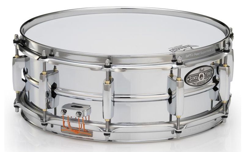 Pearl SensiTone 14&quot;x5&quot; Beaded Steel Snare Drum