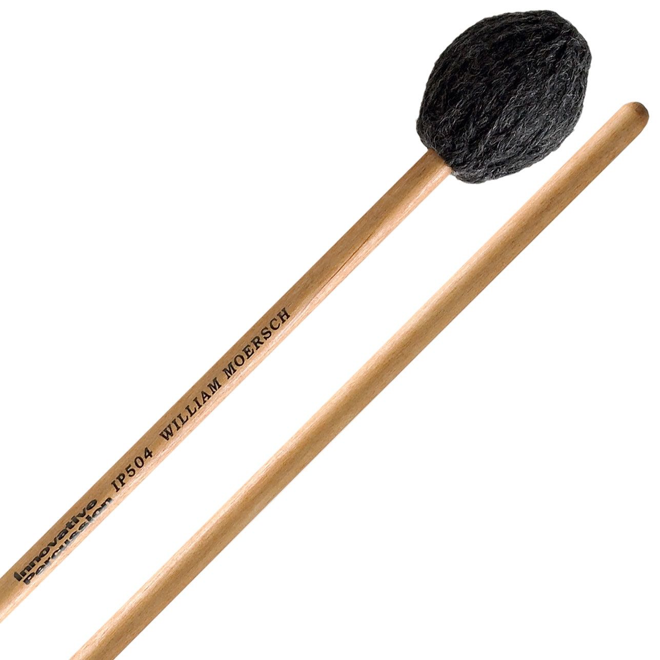 IP HARD MARIMBA MALLETS - CHARCOAL YARN - BIRCH