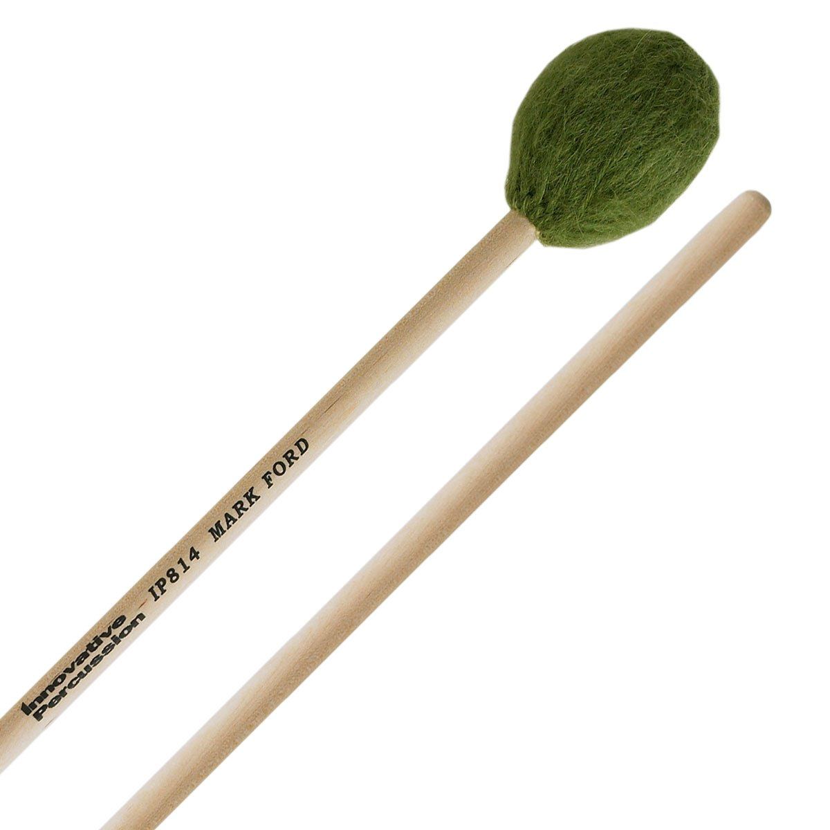 IP STRONG LEGATO HARD MARIMBA MALLETS - GREEN YARN - BIRCH