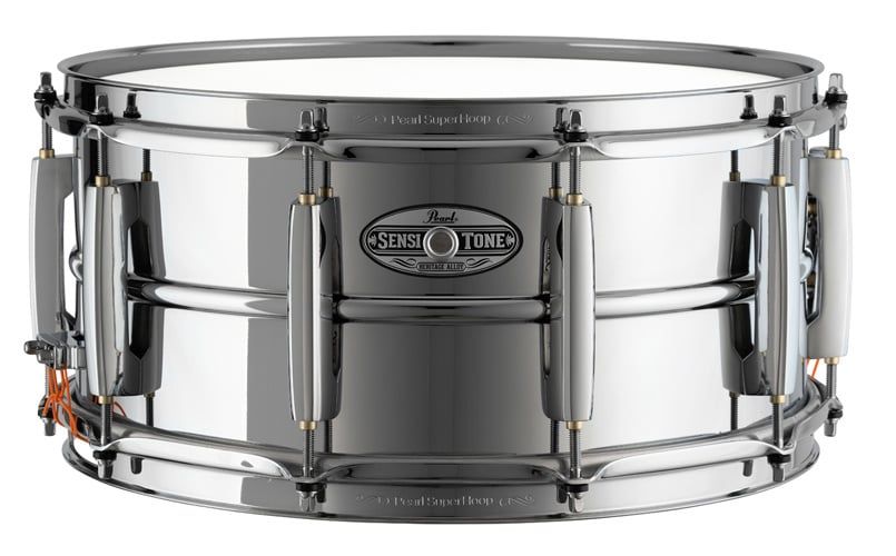 Pearl SensiTone 14&quot;x6.5&quot; Beaded Steel Snare Drum