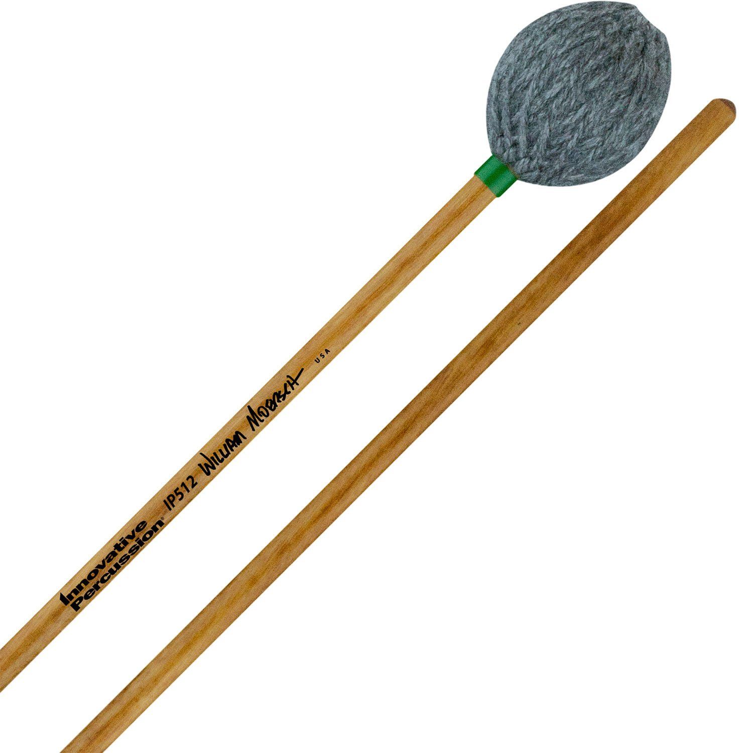 IP MEDIUM SOFT MARIMBA MALLETS - HEATHER GRAY YARN - BIRCH