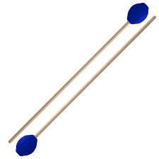 IP MEDIUM SOFT MARIMBA MALLETS - ELECTRIC BLUE YARN - BIRCH