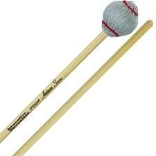 IP VERY HARD MARIMBA MALLETS - LIGHT GRAY YARN - RATTAN