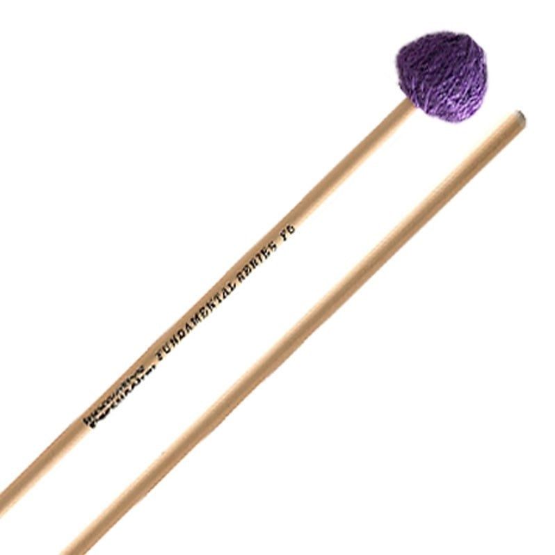 IP HARD VIBRAPHONE MALLETS - PURPLE CORD - RATTAN