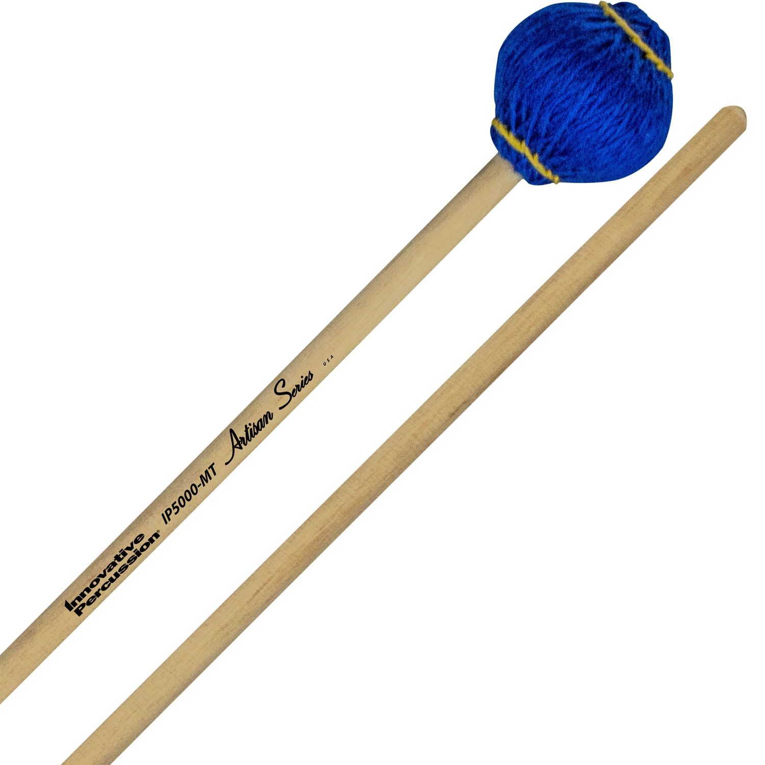 IP MULTI-TONE MARIMBA MALLETS - LIGHT GRAY YARN - CEDAR