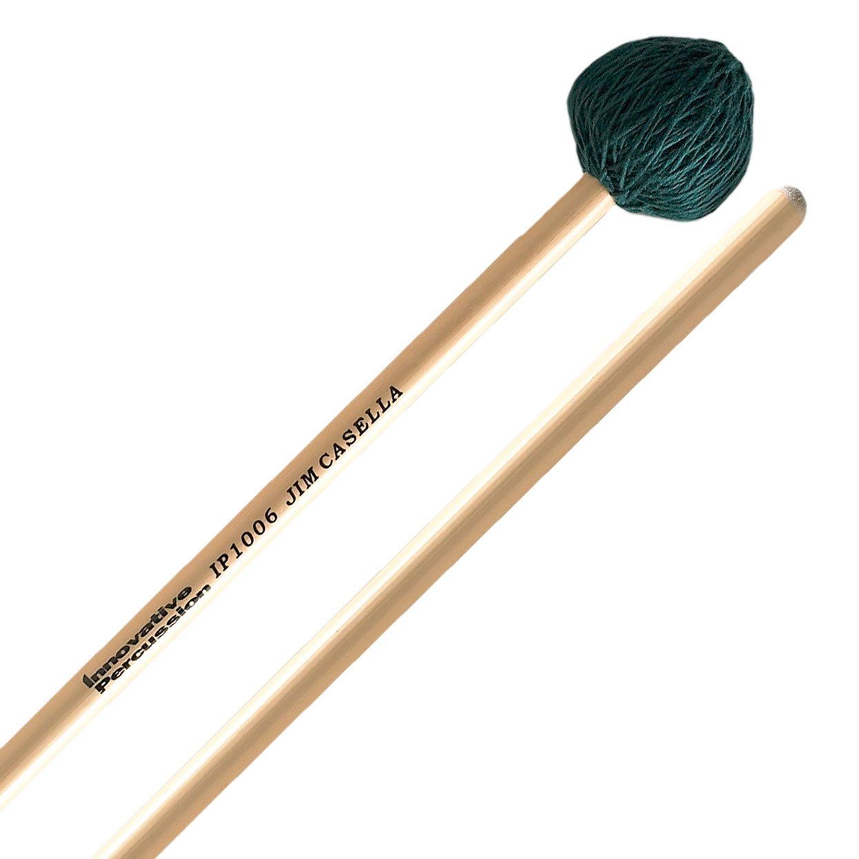 IP INDOOR/OUTDOOR - HARD VIBRAPHONE MALLETS - GREEN CORD - RATTAN