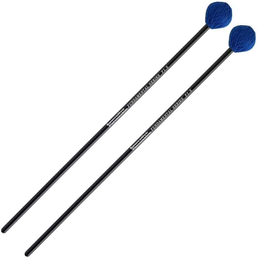 IP MEDIUM MARIMBA MALLETS - BLUE YARN - BIRCH