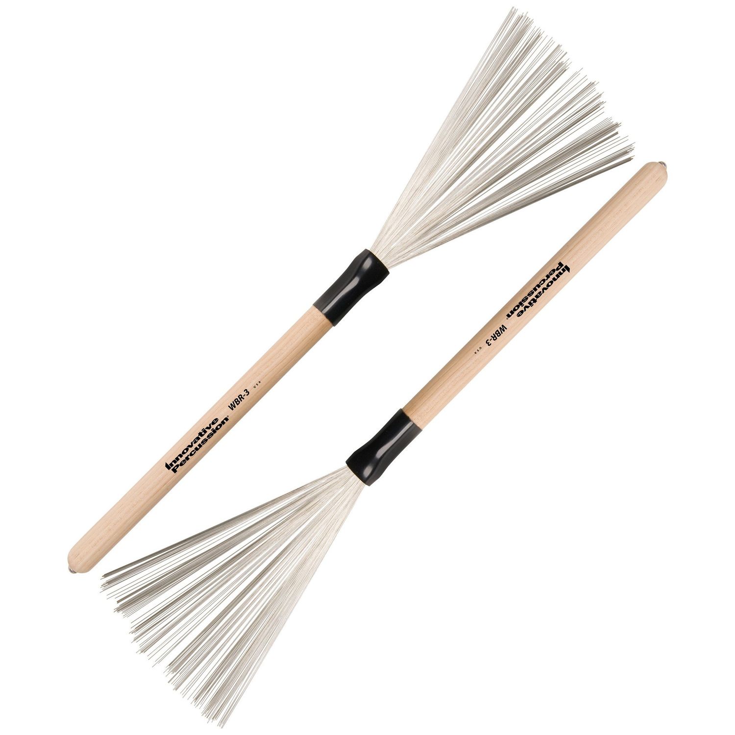 IP WIRE BRUSH - MEDIUM / FIXED WOOD HANDLE