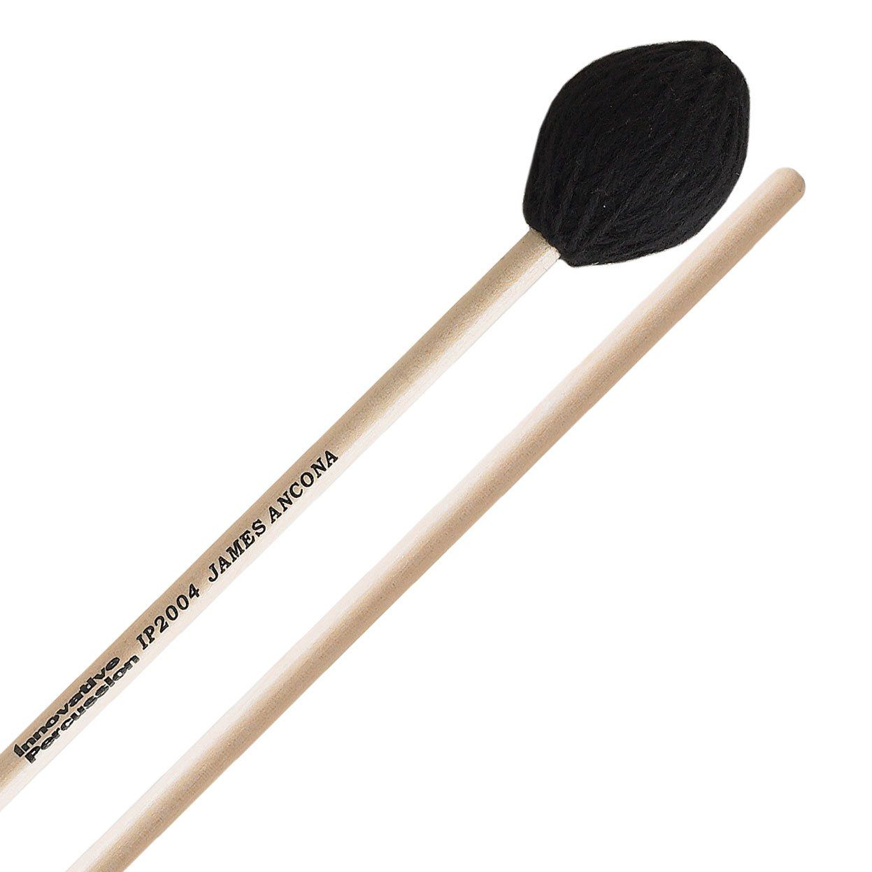 IP HARD MARIMBA MALLETS - BLACK YARN - BIRCH