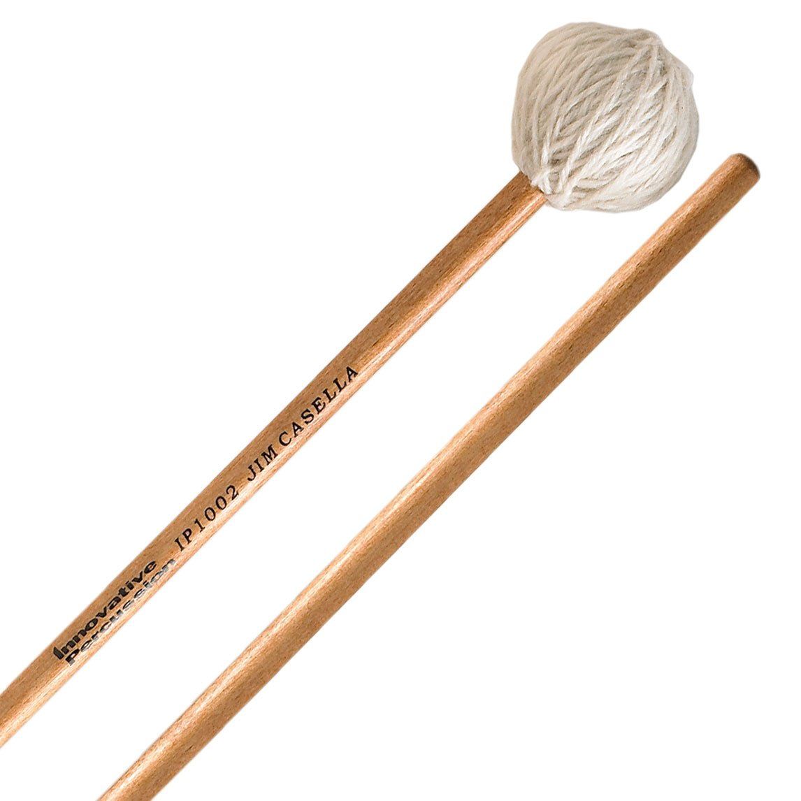 IP INDOOR/OUTDOOR - MEDIUM MARIMBA MALLETS - OFF-WHITE YARN - BIRCH