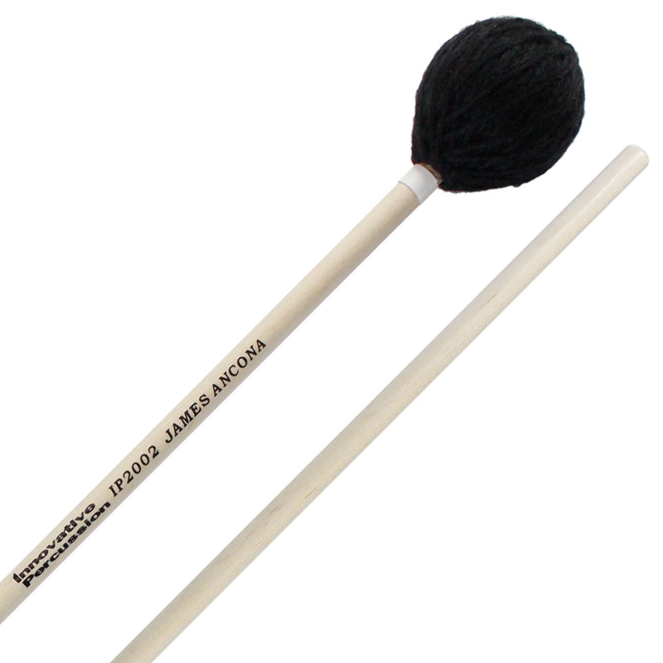 IP SOFT MARIMBA MALLETS - BLACK YARN - BIRCH