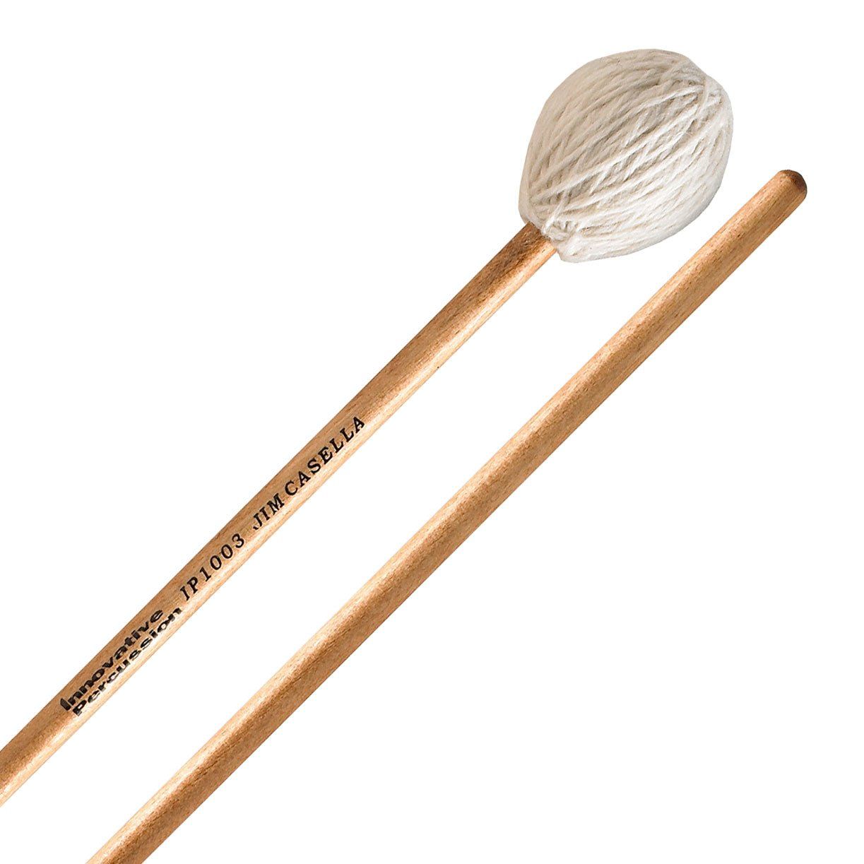 IP INDOOR/OUTDOOR - HARD MARIMBA MALLETS - OFF-WHITE YARN - BIRCH