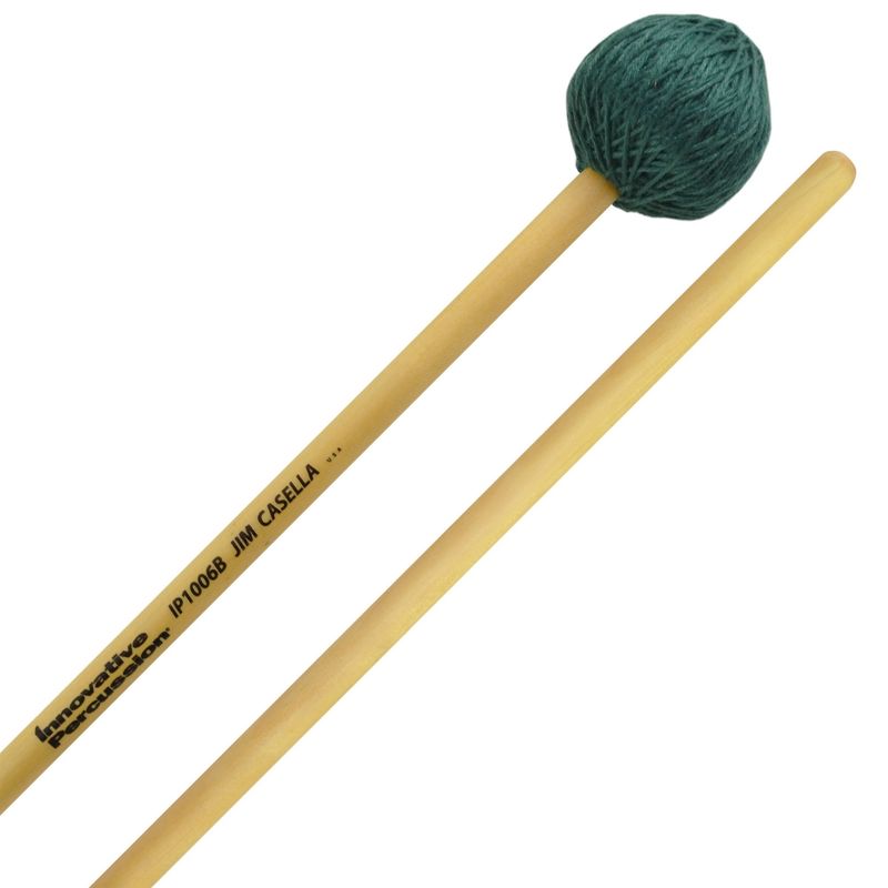 IP INDOOR/OUTDOOR - HARD VIBRAPHONE MALLETS - GREEN CORD - BIRCH