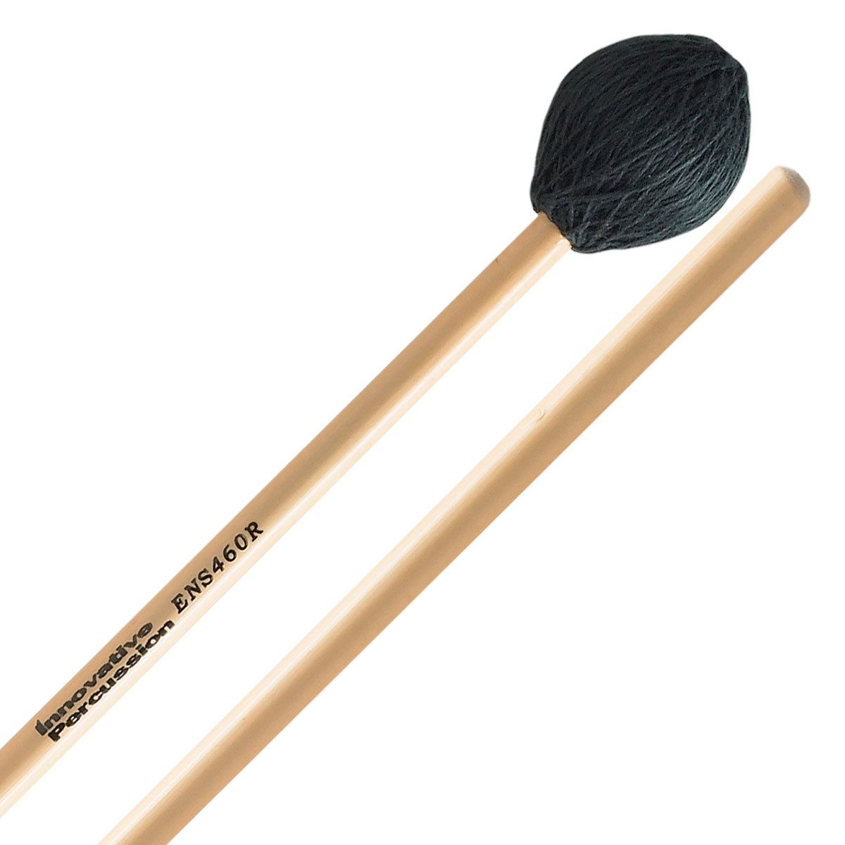 IP SOFT GLOCKENSPIEL MALLETS - DARK GREEN CORD - ON RATTAN