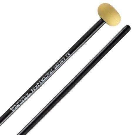 IP MEDIUM RUBBER MARIMBA MALLETS - TAN - BIRCH