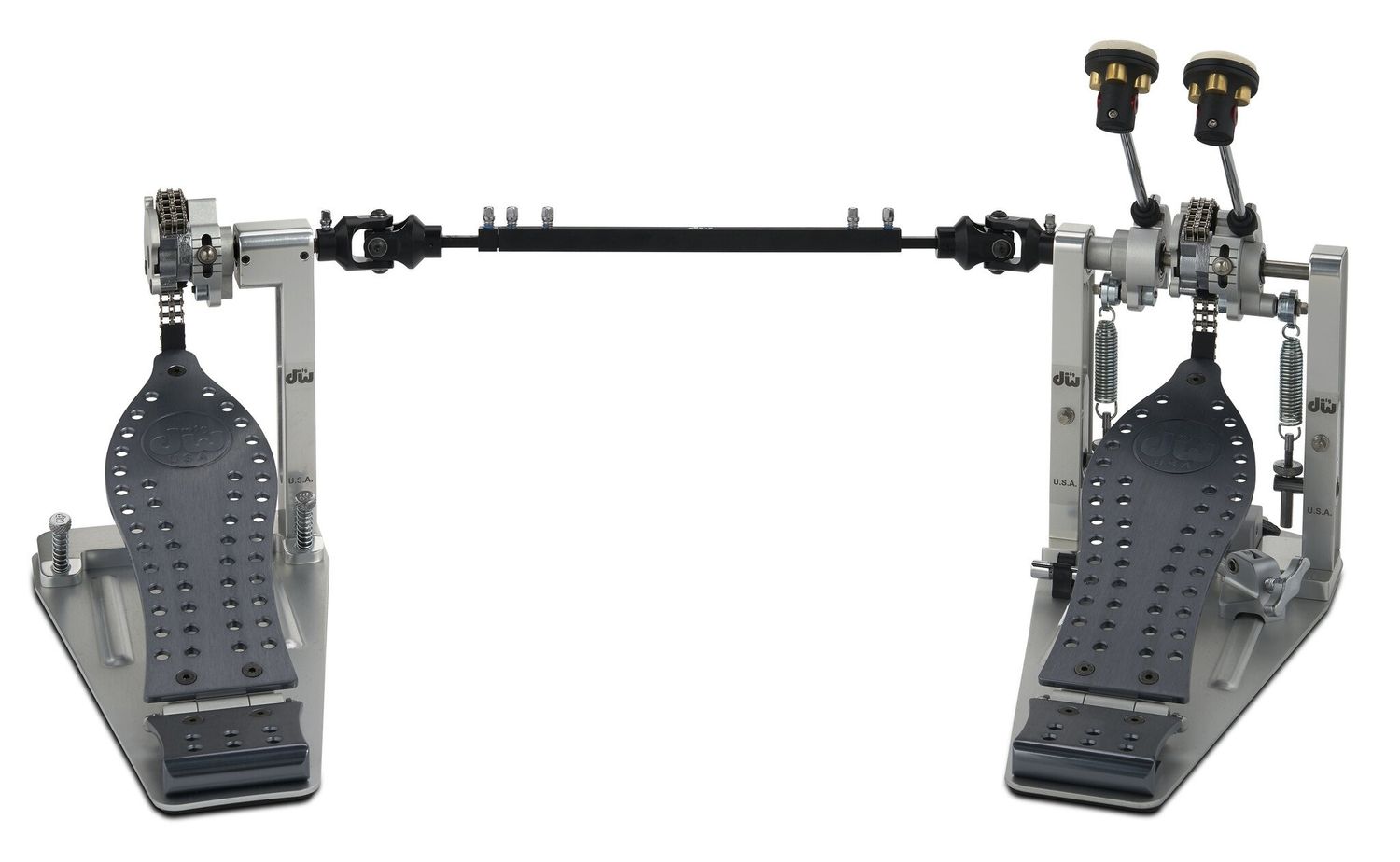 DW MFG SERIES CHAIN DOUBLE PEDAL, GRAY