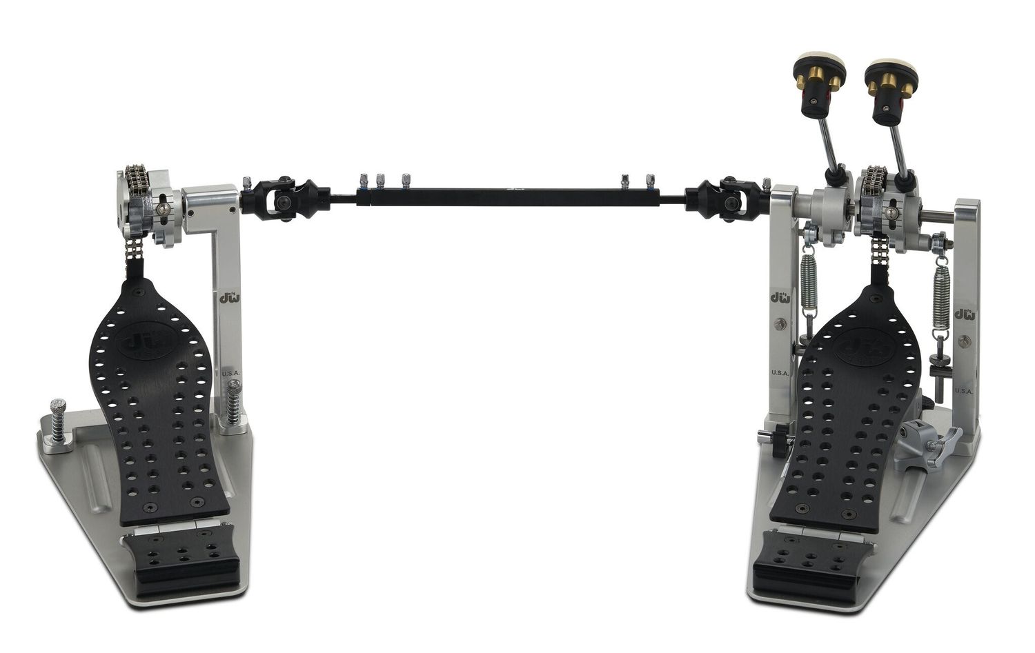 DW MFG SERIES CHAIN DOUBLE PEDAL, BLACK