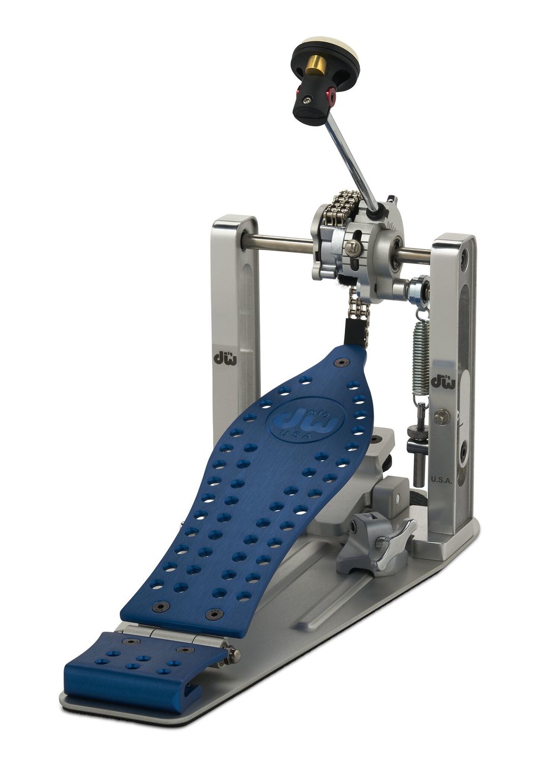 DW MFG SERIES CHAIN SINGLE PEDAL, BLUE