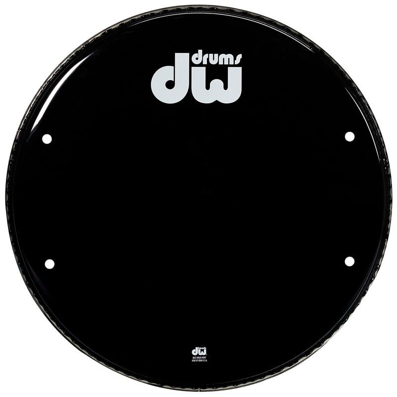 DW Gloss Black Logo Head w/ Ports
