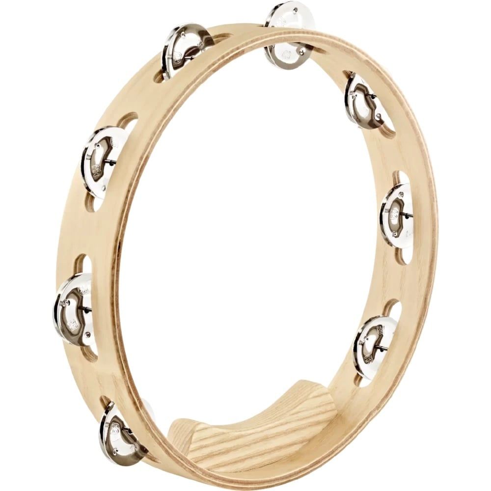 Meinl 1 Row, Tambourine ash shell, steel jingles
