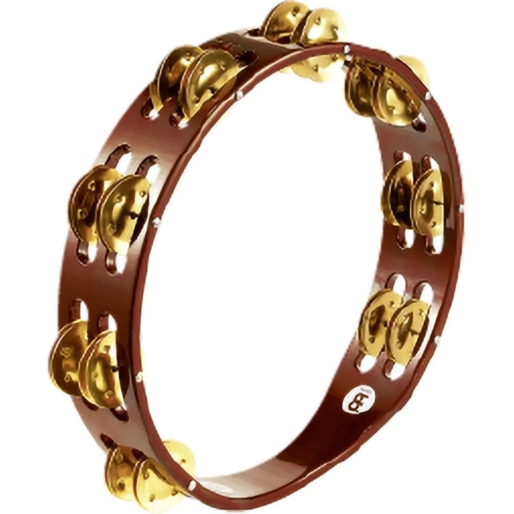 Meinl 2 Row, Tambourine brass jingles, african brown