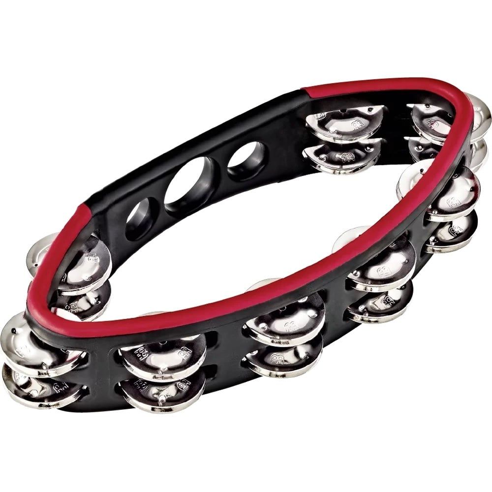Meinl 2 Row ,Tambourine steel jingles, black