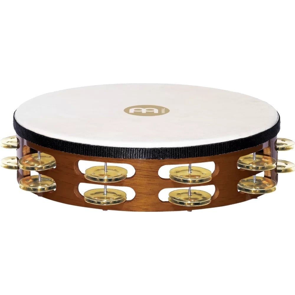 Meinl 2 Row, Tambourine brass jingles, african brown