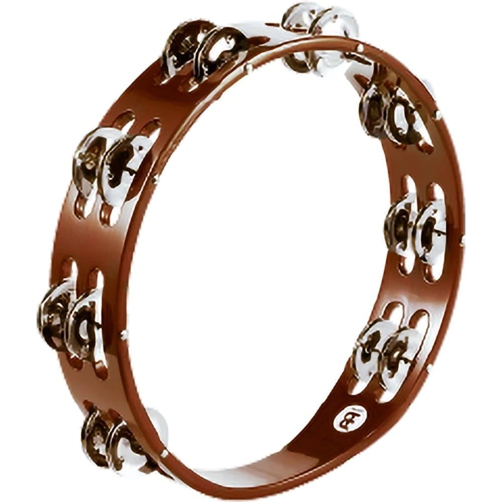 Meinl 2 Row, Tambourine steel jingles, african brown