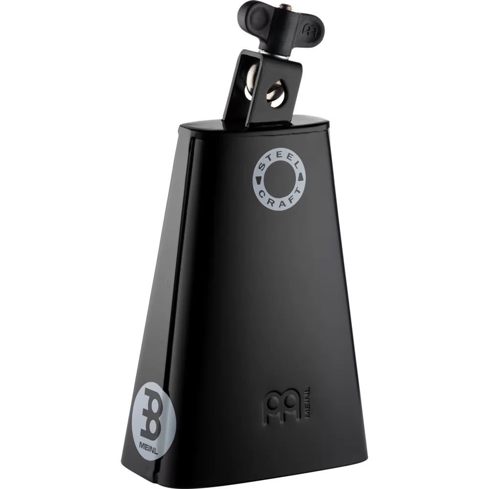 Meinl 7&quot; classic rock cowbell, big mouth, low pitch, black