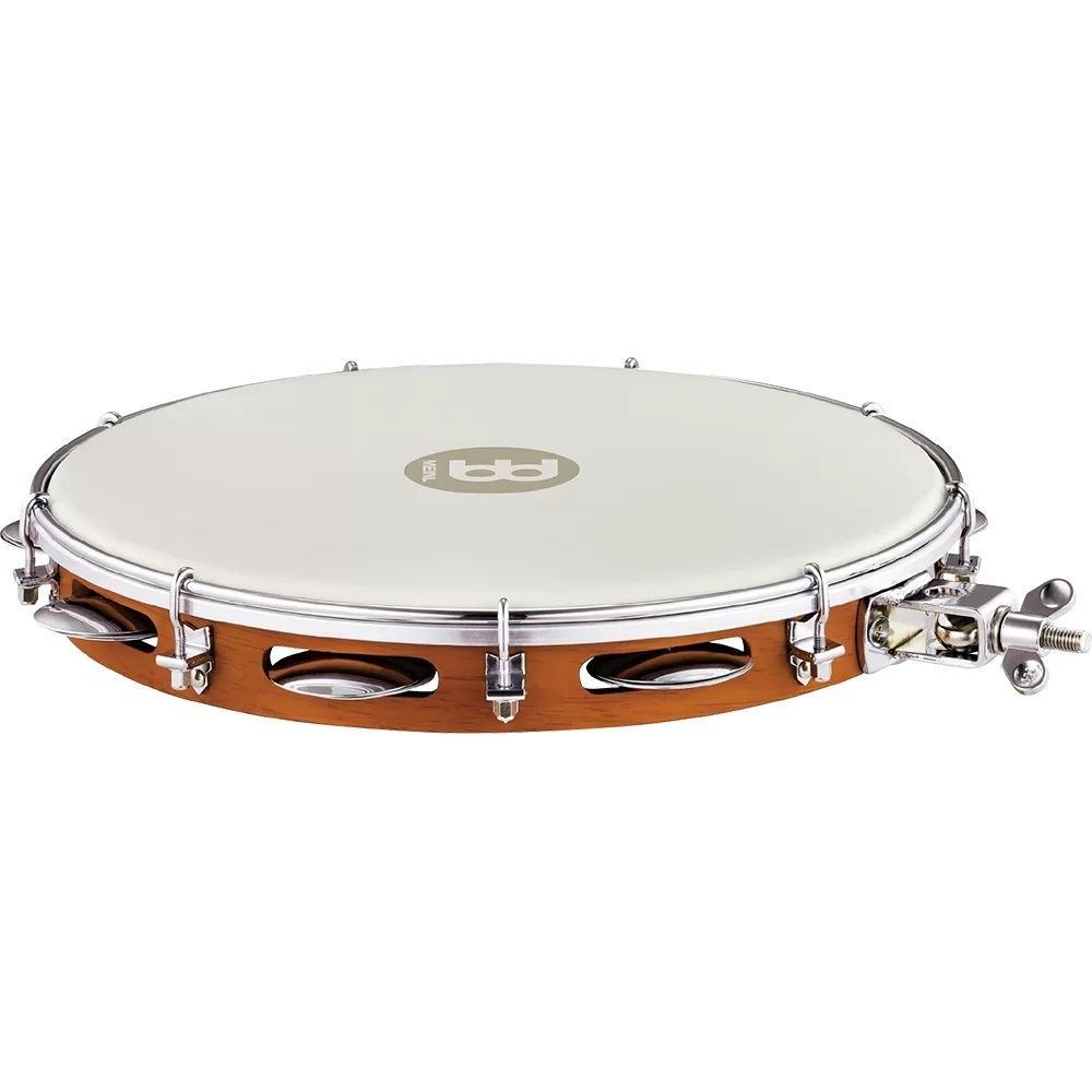 Meinl 12&quot; pandeiro with holder, chestnut, true feel headed