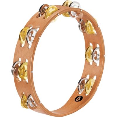 Meinl 2 Row, Tambourine dual alloy jingles, super natural