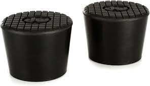 DW ROUND RUBBER RACK FOOT (2 PACK)
