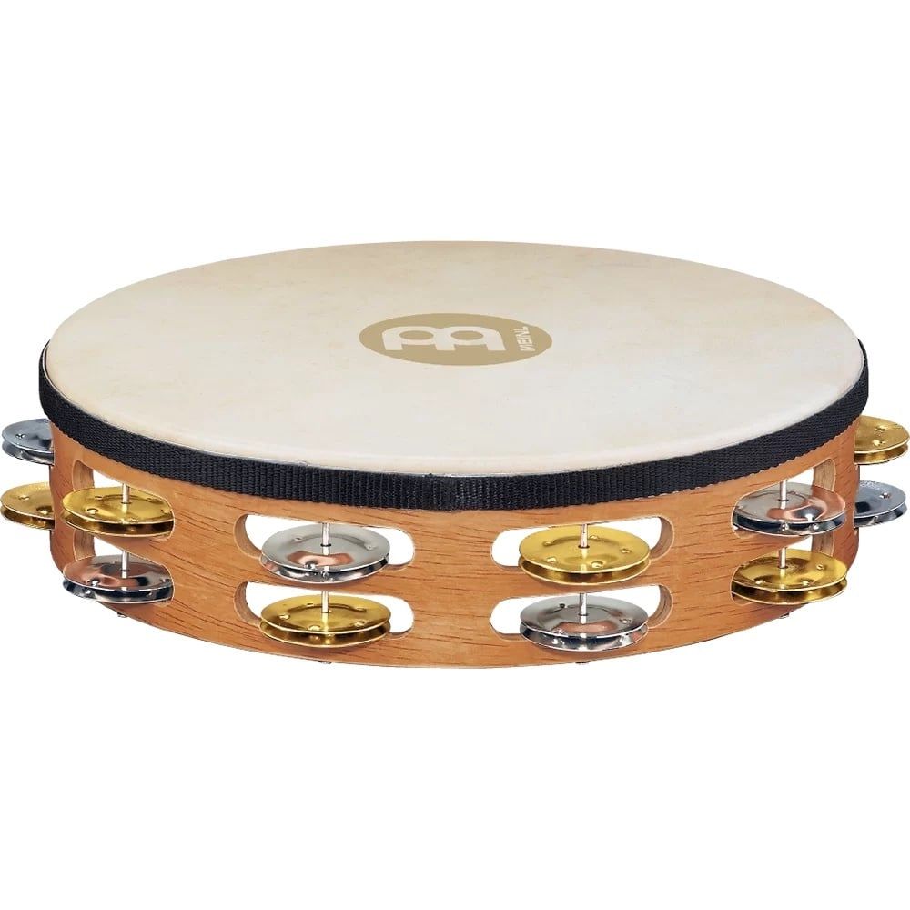 Meinl 2 Row, Tambourine dual alloy jingles, super natural