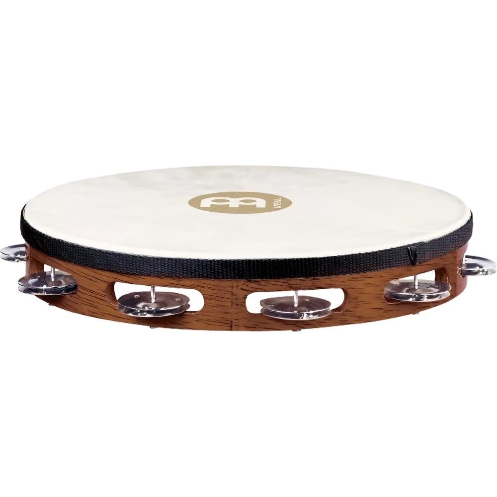 Meinl 1 Row, Tambourine steel jingles, african brown