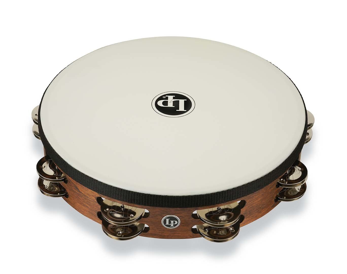 LP WORSHIP 10 DBL ROW SYN HEAD TAMB-STEEL