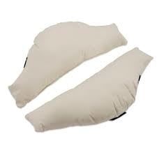 DW Two-Piece WHITE Bass Drum Pillow