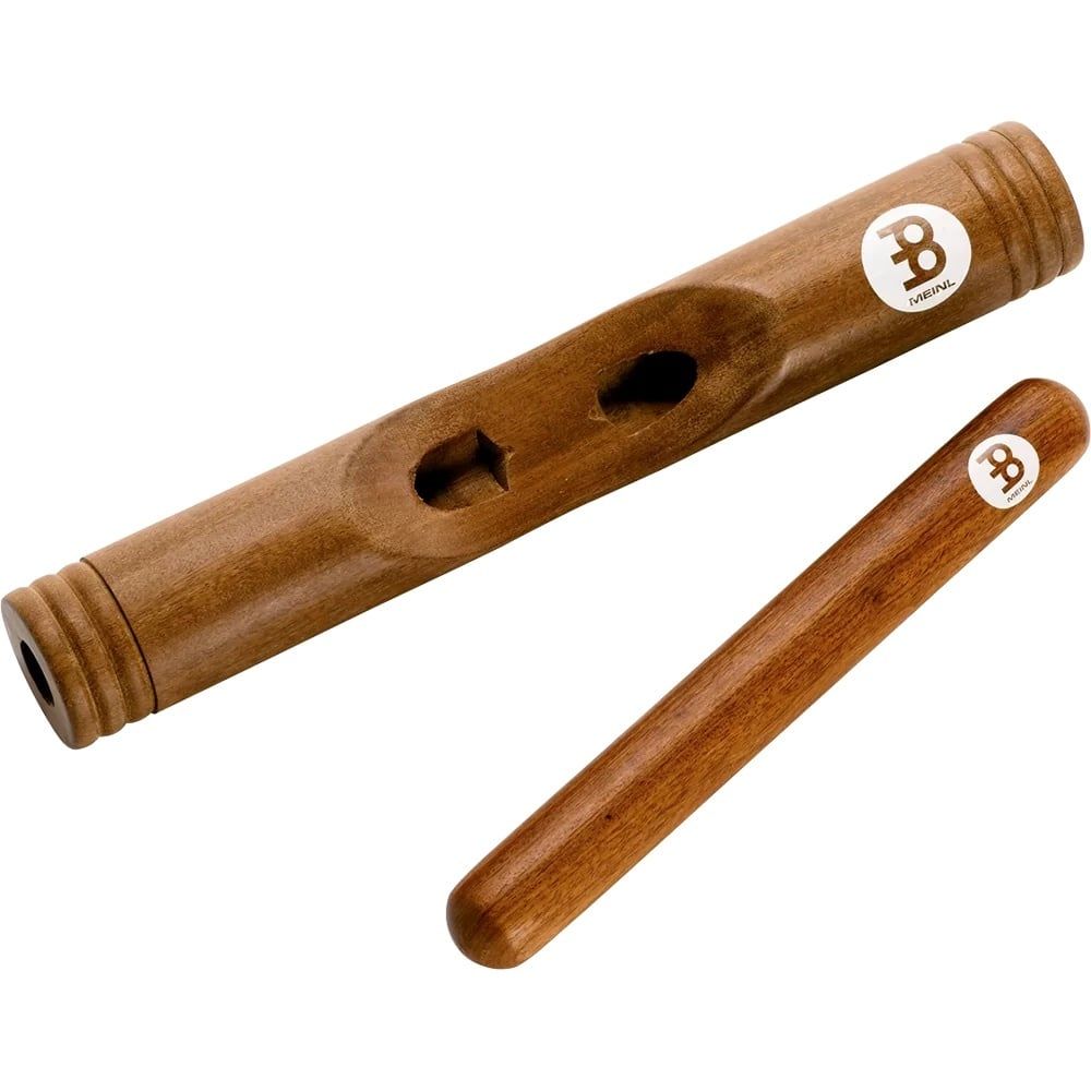 Meinl african claves, hollowed out body, redwood