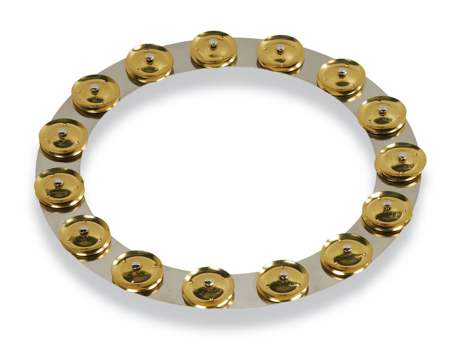 LP 14IN TAMBO-RING STAIN STL W/BRASS JINGLE