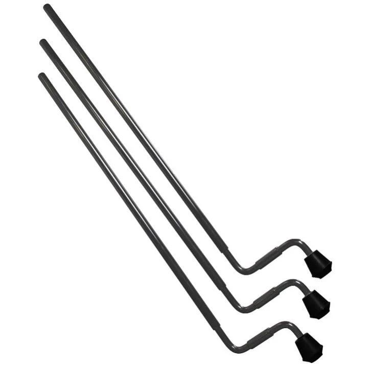 DW ALUMINUM TOM LEGS, 21in - BN (3 PACK)