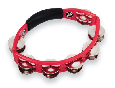 LP CYCLOPS HANDHELD TAMBOURINE RED STEEL