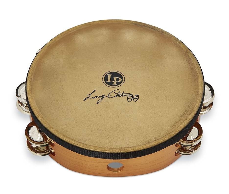LP LENNY 10 DBL ROW HEAD TAMB BAG-NICK/SLVR