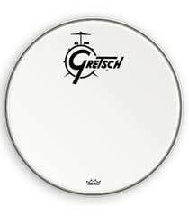 Gretsch Coated Bass Drum Head, 12:00 Logo