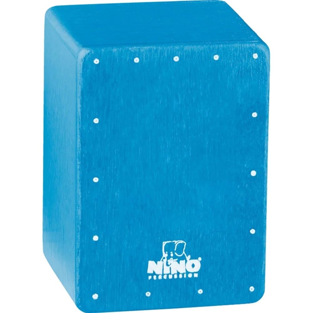 NINO® Mini Cajon Shaker baltic birch, blue