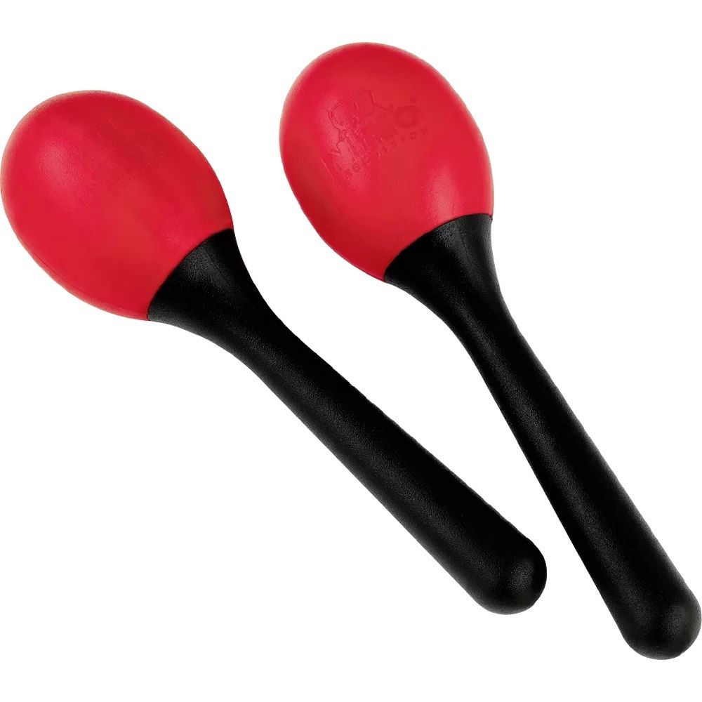 NINO® Plastic Egg Maracas 6 &quot;, pair, red