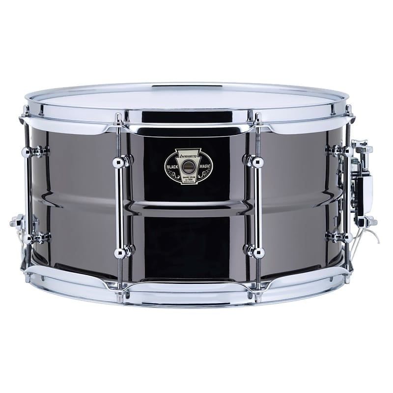 Ludwig 7X13 Black Magic Snare Drum / Chrome Hardware
