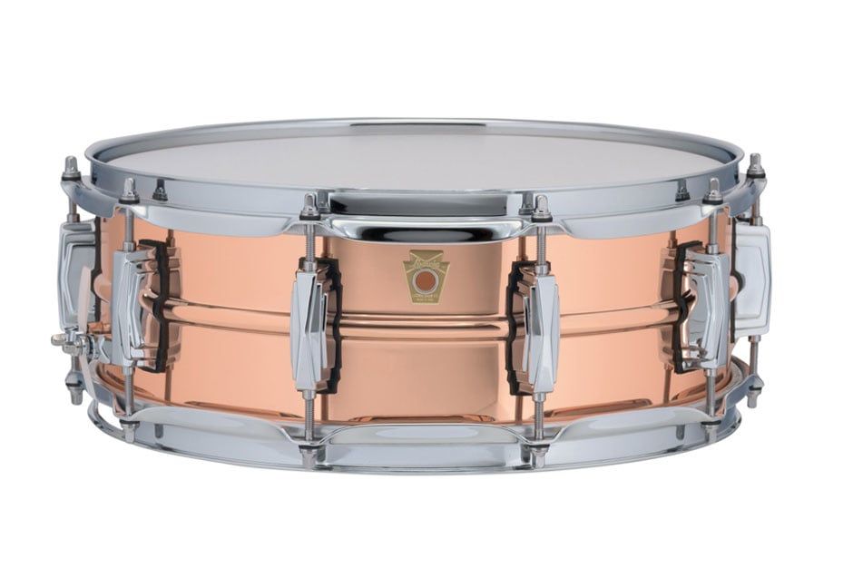 Ludwig 5X14 Copper Phonic Snare Drum / Imperial Lugs / Smooth Shell